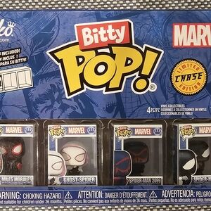 Marvel Bitty Pop! Spiderman Set